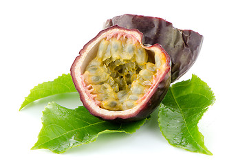 Image showing Fresh passion fruit