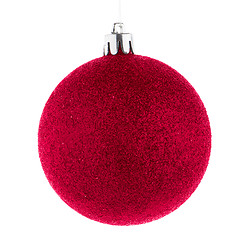 Image showing Red Christmas bauble