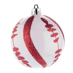 Image showing Red Christmas bauble