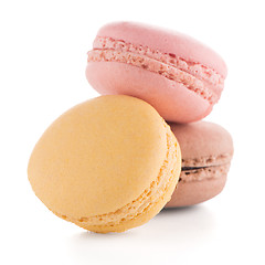 Image showing Colorful French Macarons