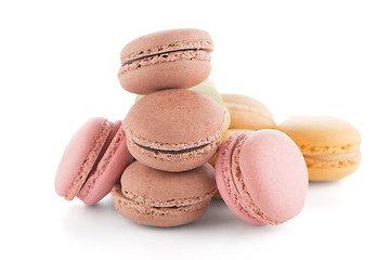 Image showing Colorful French Macarons