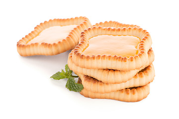 Image showing Lime jam tartlets