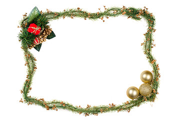 Image showing Christmas frame decoration 