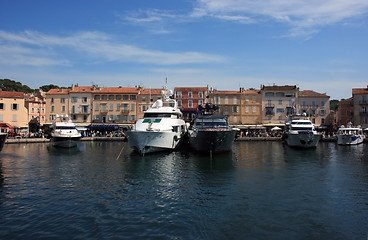 Image showing Saint Tropez quay 2