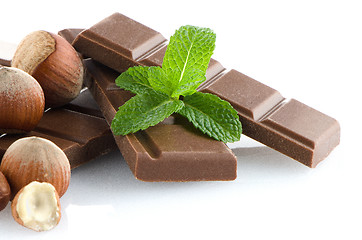 Image showing Chocolate parts