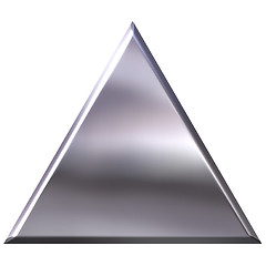 Image showing 3D Silver Triangle