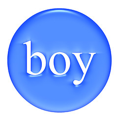 Image showing Boy Badge
