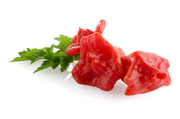 Image showing Red peppers closeup