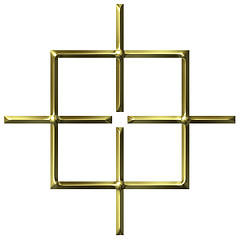 Image showing 3D Golden Square Target