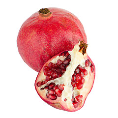 Image showing Ripe pomegranate fruit