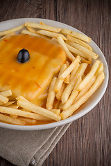 Image showing Francesinha on plate