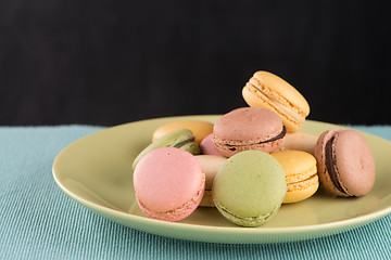 Image showing Colorful macaroons