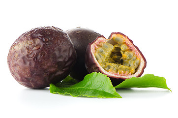 Image showing Fresh passion fruit