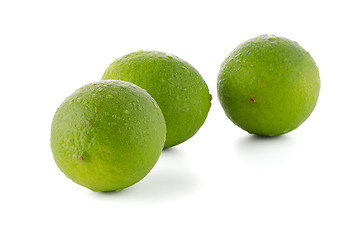 Image showing Fresh green limes