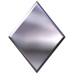 Image showing 3D Silver Diamond
