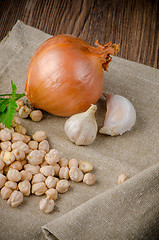 Image showing Garlic and onion