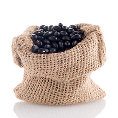 Image showing Black beans bag