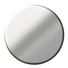 Image showing 3D Steel Circular Button