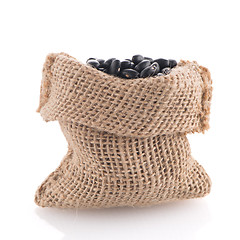 Image showing Black beans bag