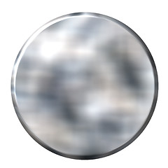 Image showing 3D Tin Foil Circular Button