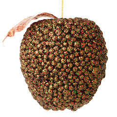 Image showing Christmas apple decoration 