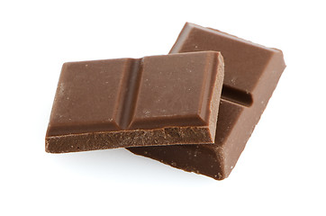 Image showing Closeup detail of chocolate parts