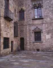 Image showing Medieval corner at Barcelona