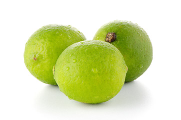 Image showing Fresh green limes