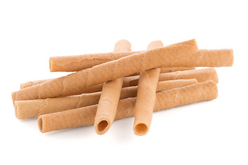 Image showing Waffer rolls