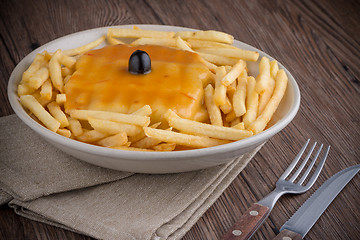Image showing Francesinha on plate