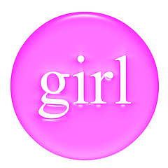 Image showing Girl Badge