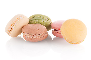 Image showing Colorful French Macarons