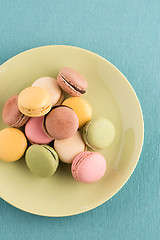 Image showing Colorful macaroons