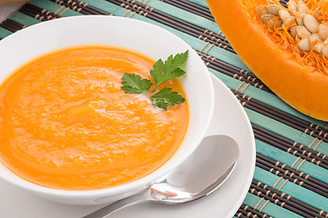 Image showing Pumpkin soup 