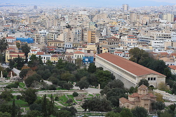 Image showing View of Athens from Acropolis