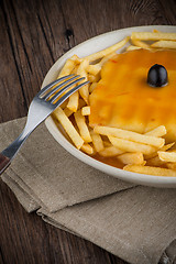 Image showing Francesinha on plate