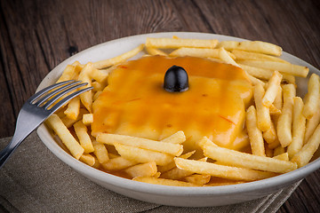 Image showing Francesinha on plate