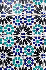 Image showing Ornamental old tiles