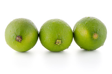 Image showing Fresh green limes