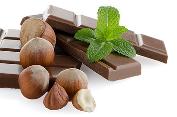 Image showing Chocolate parts