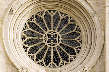 Image showing Rose window