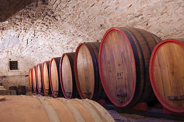 Image showing Wine casks