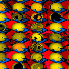 Image showing Abstract 3d background