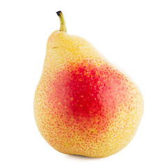 Image showing Single ripe pear 