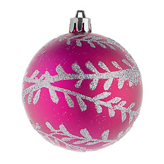 Image showing Pink christmas ball