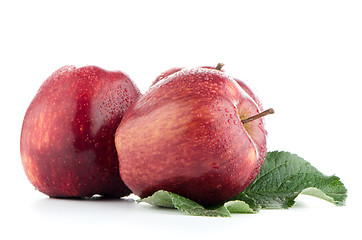 Image showing Ripe red apples