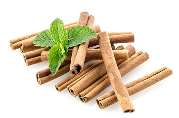 Image showing Cinnamon sticks