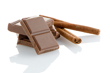 Image showing Chocolate parts