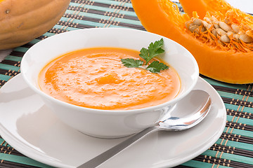 Image showing Pumpkin soup 