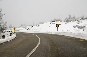 Image showing Snowy Road